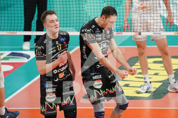 2023-03-26 - sroberto russo (n.12 sir safety susa perugia) rejoices - PLAY OFF - SIR SAFETY SUSA PERUGIA VS ALLIANZ MILANO - SUPERLEAGUE SERIE A - VOLLEYBALL
