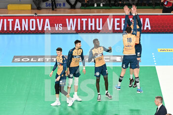 2023-03-26 - WithU Verona players take to the volleyball court - PLAY OFF - CUCINE LUBE CIVITANOVA VS WITHU VERONA - SUPERLEAGUE SERIE A - VOLLEYBALL