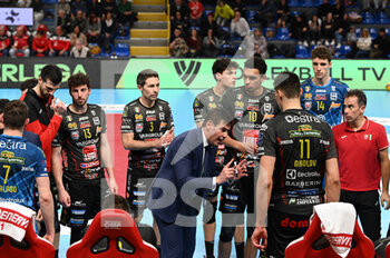 2023-03-26 - Time out of the Cucine Lube Civitanova team - PLAY OFF - CUCINE LUBE CIVITANOVA VS WITHU VERONA - SUPERLEAGUE SERIE A - VOLLEYBALL