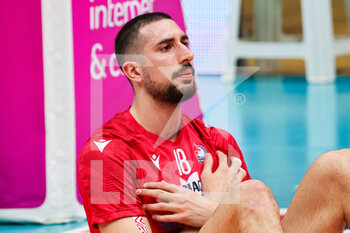 2023-03-26 - Edoardo Caneschi (Valsa Group Modena)(Gas Sales Bluenergy Piacenza) In action during the match of Gara 3 quarter of final Playoff Scudetto SuperLega championship season 22/23 at Palapanini in Modena (Italy) on 26th of March 2023
 - PLAY OFF - VALSA GROUP MODENA VS GAS SALES BLUENERGY PIACENZA - SUPERLEAGUE SERIE A - VOLLEYBALL