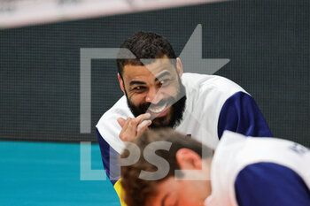 2023-03-26 - Earvin Ngapeth (Valsa Group Modena)(Gas Sales Bluenergy Piacenza) In action during the match of Gara 3 quarter of final Playoff Scudetto SuperLega championship season 22/23 at Palapanini in Modena (Italy) on 26th of March 2023
 - PLAY OFF - VALSA GROUP MODENA VS GAS SALES BLUENERGY PIACENZA - SUPERLEAGUE SERIE A - VOLLEYBALL