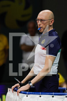2023-03-26 - First Referee (Valsa Group Modena)(Gas Sales Bluenergy Piacenza) In action during the match of Gara 3 quarter of final Playoff Scudetto SuperLega championship season 22/23 at Palapanini in Modena (Italy) on 26th of March 2023
 - PLAY OFF - VALSA GROUP MODENA VS GAS SALES BLUENERGY PIACENZA - SUPERLEAGUE SERIE A - VOLLEYBALL