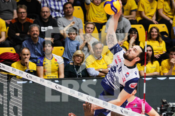 2023-03-26 - Antonie Brizard (Valsa Group Modena)(Gas Sales Bluenergy Piacenza) In action during the match of Gara 3 quarter of final Playoff Scudetto SuperLega championship season 22/23 at Palapanini in Modena (Italy) on 26th of March 2023
 - PLAY OFF - VALSA GROUP MODENA VS GAS SALES BLUENERGY PIACENZA - SUPERLEAGUE SERIE A - VOLLEYBALL