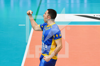 2023-03-26 - Salvatore Rossini (Valsa Group Modena)(Gas Sales Bluenergy Piacenza) In action during the match of Gara 3 quarter of final Playoff Scudetto SuperLega championship season 22/23 at Palapanini in Modena (Italy) on 26th of March 2023
 - PLAY OFF - VALSA GROUP MODENA VS GAS SALES BLUENERGY PIACENZA - SUPERLEAGUE SERIE A - VOLLEYBALL