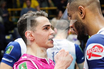 2023-03-26 - Leonardo Scanferla (Valsa Group Modena)(Gas Sales Bluenergy Piacenza) In action during the match of Gara 3 quarter of final Playoff Scudetto SuperLega championship season 22/23 at Palapanini in Modena (Italy) on 26th of March 2023
 - PLAY OFF - VALSA GROUP MODENA VS GAS SALES BLUENERGY PIACENZA - SUPERLEAGUE SERIE A - VOLLEYBALL