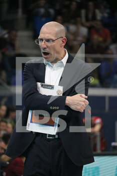 2023-04-02 - COACH PIAZZA (POWERVOLLEY MILANO ) - PLAY OFF - ALLIANZ MILANO VS SIR SAFETY SUSA PERUGIA - SUPERLEAGUE SERIE A - VOLLEYBALL