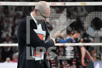 2023-04-10 - piazza roberto (allianz milano) disappointed - PLAY OFF - SIR SAFETY SUSA PERUGIA VS ALLIANZ MILANO - SUPERLEAGUE SERIE A - VOLLEYBALL