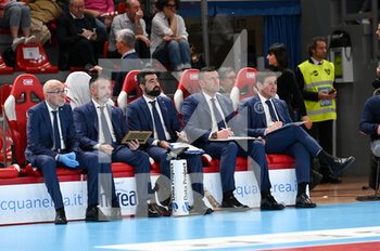 2023-04-13 - Bench of Cucine Lube Civitanova - PLAY OFF SEMIFINALS - CUCINE LUBE CIVITANOVA VS ALLIANZ MILANO - SUPERLEAGUE SERIE A - VOLLEYBALL