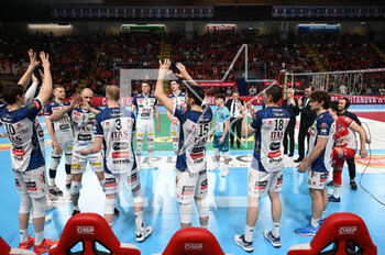2023-05-04 - Itas Trentino players take to the volleyball court - PLAY OFF - FINAL - CUCINE LUBE CIVITANOVA VS ITAS TRENTINO - SUPERLEAGUE SERIE A - VOLLEYBALL