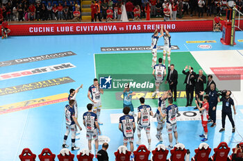 2023-05-10 - Itas Trentino players take to the volleyball court - PLAY OFF - FINAL - CUCINE LUBE CIVITANOVA VS ITAS TRENTINO - SUPERLEAGUE SERIE A - VOLLEYBALL