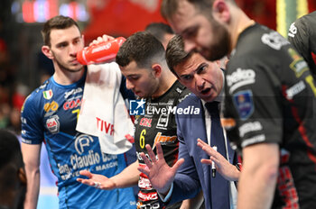 2023-05-10 - Time out of the Cucine Lube Civitanova team - PLAY OFF - FINAL - CUCINE LUBE CIVITANOVA VS ITAS TRENTINO - SUPERLEAGUE SERIE A - VOLLEYBALL