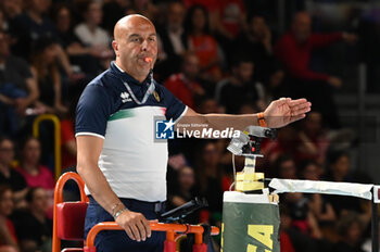 2023-05-10 - Stefano Cesare of Roma (First referee of the match) - PLAY OFF - FINAL - CUCINE LUBE CIVITANOVA VS ITAS TRENTINO - SUPERLEAGUE SERIE A - VOLLEYBALL