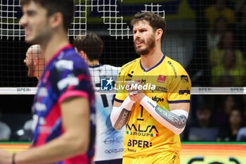 2023-11-05 - The disappointment on the face of Bruno Mossa De Rezende (Modena Volley) - VALSA GROUP MODENA VS VERO VOLLEY MONZA - SUPERLEAGUE SERIE A - VOLLEYBALL
