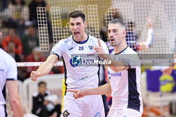 2023-11-25 - Aleksandar Nedeljkovic (Cisterna Volley) exultation - CISTERNA VOLLEY VS VALSA GROUP MODENA - SUPERLEAGUE SERIE A - VOLLEYBALL