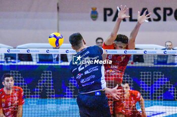 2023-12-08 - Nedeljkovic Aleksandar attack (Cisterna Volley) - CISTERNA VOLLEY VS CUCINE LUBE CIVITANOVA - SUPERLEAGUE SERIE A - VOLLEYBALL