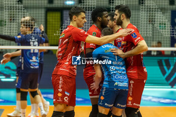 2023-12-30 - Happiness of Players of Cucine Lube Civitanova - VERO VOLLEY MONZA VS CUCINE LUBE CIVITANOVA - SUPERLEAGUE SERIE A - VOLLEYBALL