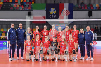 2023-01-17 - Mladost Zagreb team - SAVINO DEL BENE SCANDICCI VS MLADOST ZAGREB - CEV CUP WOMEN - VOLLEYBALL