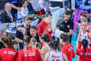 14/03/2023 - Time-out of THY Istanbul - SEMIFINAL - SAVINO DEL BENE SCANDICCI VS THY ISTANBUL - CEV CUP WOMEN - VOLLEY