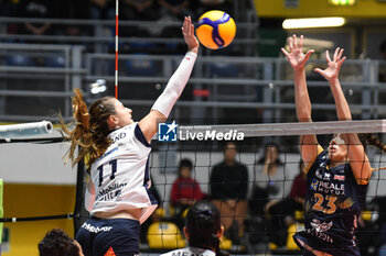 14/11/2023 - Thana Fayad of FKB Power Cats Dudingen Volley Freuen during Volley CEV Champions League match between Reale Mutua Fener Chieri '76 and FKB Power Cats Dudingen Volley Freuen at PalaRuffini, Torino - REALE MUTUA FENERA CHIERI VS FKB POWER CATS DUDINGEN - CEV CUP WOMEN - VOLLEY