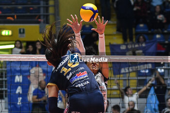 2023-11-14 - Katerina Zakchaiou of Chieri '76 during Volley CEV Champions League match between Reale Mutua Fener Chieri '76 and FKB Power Cats Dudingen Volley Freuen at PalaRuffini, Torino - REALE MUTUA FENERA CHIERI VS FKB POWER CATS DUDINGEN - CEV CUP WOMEN - VOLLEYBALL