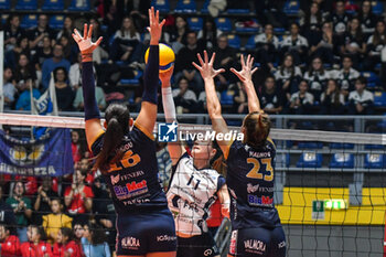 14/11/2023 - Sarina Wieland of FKB Power Cats Dudingen Volley Freuen during Volley CEV Champions League match between Reale Mutua Fener Chieri '76 and FKB Power Cats Dudingen Volley Freuen at PalaRuffini, Torino - REALE MUTUA FENERA CHIERI VS FKB POWER CATS DUDINGEN - CEV CUP WOMEN - VOLLEY