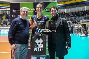 14/11/2023 - Valeria Papa of Chieri '76 is the MVP of Volley CEV Champions League match between Reale Mutua Fener Chieri '76 and FKB Power Cats Dudingen Volley Freuen at PalaRuffini, Torino - REALE MUTUA FENERA CHIERI VS FKB POWER CATS DUDINGEN - CEV CUP WOMEN - VOLLEY