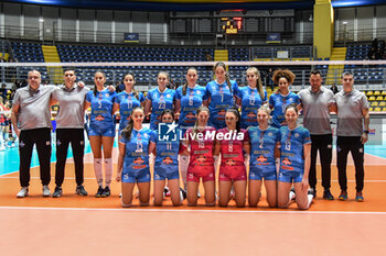 2023-12-07 - Zeleznicar - Lajkov during CEV Volleyball Cup match between Reale Mutua Fenera Chieri '76 and Zeleznicar - Lajkov at PalaRuffini, Torino - REALE MUTUA TENERA CHIERI 76 VS ZELEZNICAR LAJKOVAC - CEV CUP WOMEN - VOLLEYBALL