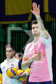 25/01/2023 - Adis Lagumdzija, during training before the match(Valsa Group Modena) - VALSA GROUP MODENA VS SVG LUNEBURG - CEV CUP - VOLLEY