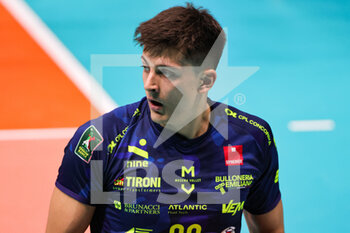08/03/2023 - Tommaso Rinaldi (Valsa Group Modena)(PGE Sera Belchatow) In action during the match of CEV Cup semifinal season 22/23 at Palapanini in Modena (Italy) on 8th of March 2023
 - VALSA GROUP MODENA VS PGE SKRA BELCHATOW - CEV CUP - VOLLEY
