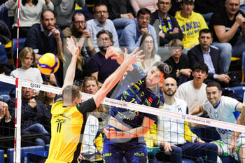 08/03/2023 - Adis Lagumdzija (Valsa Group Modena)(PGE Sera Belchatow) In action during the match of CEV Cup semifinal season 22/23 at Palapanini in Modena (Italy) on 8th of March 2023
 - VALSA GROUP MODENA VS PGE SKRA BELCHATOW - CEV CUP - VOLLEY