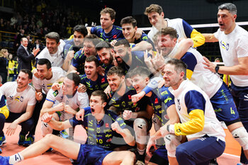 08/03/2023 - Team Modena (Valsa Group Modena)(PGE Sera Belchatow) In action during the match of CEV Cup semifinal season 22/23 at Palapanini in Modena (Italy) on 8th of March 2023
 - VALSA GROUP MODENA VS PGE SKRA BELCHATOW - CEV CUP - VOLLEY