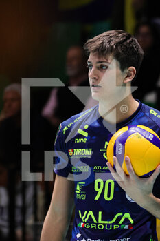 2023-03-29 - Tommaso Rinaldi (Valsa Group Modena)(Knack Roeselare) In action during the Final of the CEV Cup Men league season 22/23 at PalaPanini in Modena (Italy) on 29th of March 2023 - FINAL - VALSA GROUP MODENA VS KNACK ROESELARE - CEV CUP - VOLLEYBALL