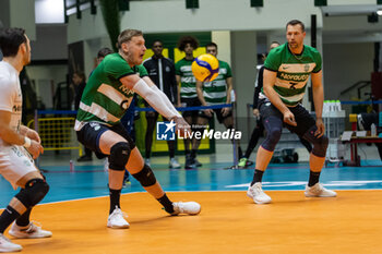 2023-11-29 - Martin Licek (Sporting Lisbona) during CEV Volleyball Cup Men 2024 match between Miny VeroVolley Monza and Sporting CP Lisbona at Opiquad Arena, Monza, Italy on November 29, 2023 - MINT VERO VOLLEY MONZA VS SPORTING LISBONA - CEV CUP - VOLLEYBALL