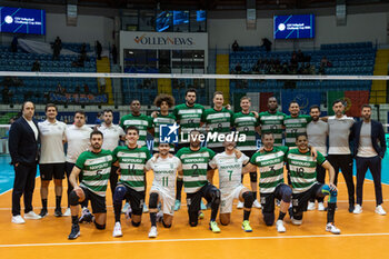 2023-11-29 - Team Sportin CP Lisbona during CEV Volleyball Cup Men 2024 match between Miny VeroVolley Monza and Sporting CP Lisbona at Opiquad Arena, Monza, Italy on November 29, 2023 - MINT VERO VOLLEY MONZA VS SPORTING LISBONA - CEV CUP - VOLLEYBALL