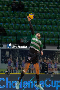 2023-11-29 - during CEV Volleyball Cup Men 2024 match between Miny VeroVolley Monza and Sporting CP Lisbona at Opiquad Arena, Monza, Italy on November 29, 2023 - MINT VERO VOLLEY MONZA VS SPORTING LISBONA - CEV CUP - VOLLEYBALL