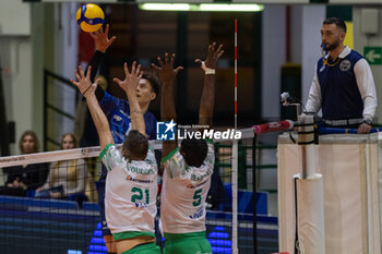 21/12/2023 - Attack of Ran Takahashi (Vero Volley Monza) during CEV Volleyball Cup Men 2024 match between Mint VeroVolley Monza and Panathinaikos Athens at Opiquad Arena, Monza, Italy on December 21, 2023 - MINT VERO VOLLEY MONZA VS PANATHINAIKOS ATHENS - CHALLENGE CUP MEN - VOLLEY