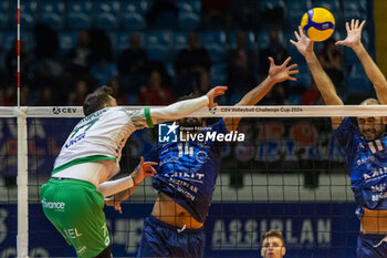 21/12/2023 - Protopsaltis Athanasios (Panathinaikos Athens) during CEV Volleyball Cup Men 2024 match between Mint VeroVolley Monza and Panathinaikos Athens at Opiquad Arena, Monza, Italy on December 21, 2023 - MINT VERO VOLLEY MONZA VS PANATHINAIKOS ATHENS - CHALLENGE CUP MEN - VOLLEY