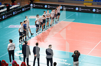 2023-01-25 - Knack Roeselare players take to the volleyball court - CUCINE LUBE CIVITANOVA VS KNACK ROESELARE - CHAMPIONS LEAGUE MEN - VOLLEYBALL