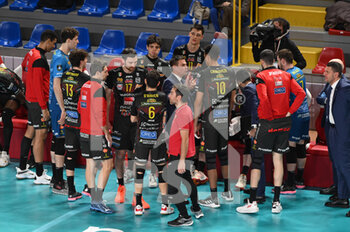 2023-01-25 - Time out of the Cucine Lube Civitanova team - CUCINE LUBE CIVITANOVA VS KNACK ROESELARE - CHAMPIONS LEAGUE MEN - VOLLEYBALL