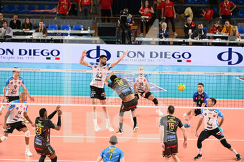 2023-03-15 - Attack of Barthelemy Chinenyeze #10 (Cucine Lube Civitanova) - CUCINE LUBE CIVITANOVA VS HALKBANK ANKARA - CHAMPIONS LEAGUE MEN - VOLLEYBALL