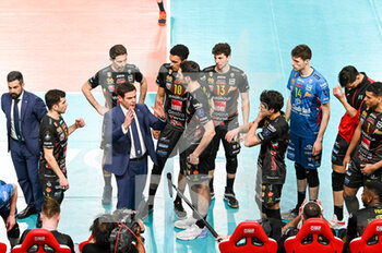 15/03/2023 - Time out of the Cucine Lube Civitanova team - CUCINE LUBE CIVITANOVA VS HALKBANK ANKARA - CHAMPIONS LEAGUE MEN - VOLLEY