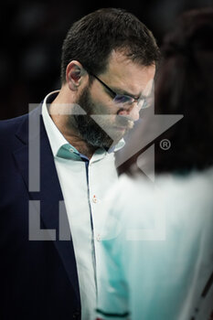 15/03/2023 - cedric enard (coach berlin recycling volleys) disappointed - SIR SICOMA MONINI PERUGIA VS BERLIN RECYCLING VOLLEYS - CHAMPIONS LEAGUE MEN - VOLLEY