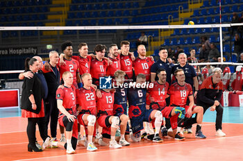 2023-12-21 - Vk Lvi Praha's team - CUCINE LUBE CIVITANOVA VS VK LVI PRAHA - CHAMPIONS LEAGUE MEN - VOLLEYBALL