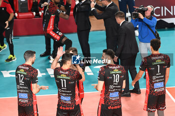 2023-12-21 - Cucine Lube Civitanova's players take to the volleyball court - CUCINE LUBE CIVITANOVA VS VK LVI PRAHA - CHAMPIONS LEAGUE MEN - VOLLEYBALL