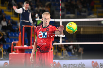 2023-12-21 - Vk Lvi Praha's Madsen Oskar Kjerstein #22 - CUCINE LUBE CIVITANOVA VS VK LVI PRAHA - CHAMPIONS LEAGUE MEN - VOLLEYBALL