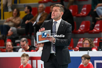 2023-12-21 - Cucine Lube Civitanova's Head Coach Gianlorenzo Blengini - CUCINE LUBE CIVITANOVA VS VK LVI PRAHA - CHAMPIONS LEAGUE MEN - VOLLEYBALL