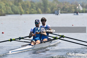 2024-04-12 - Lightweight Men's Double Sculls: Stefano Oppo - Gabriel Soares (ITA) - WORLD ROWING CUP - ROWING - OTHER SPORTS