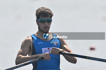 2024-04-12 - Men's Single Sculls: Davide Mumolo (ITA) - WORLD ROWING CUP - ROWING - OTHER SPORTS