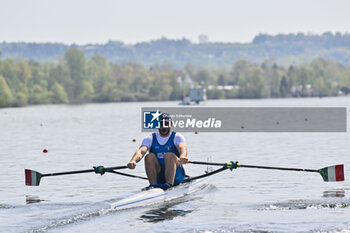 2024-04-12 - Men's Single Sculls: Marco Prati (ITA) - WORLD ROWING CUP - ROWING - OTHER SPORTS