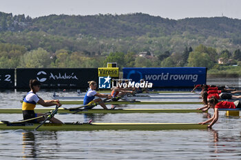 2024-04-12 - Women's Single Sculls. the start - WORLD ROWING CUP - ROWING - OTHER SPORTS